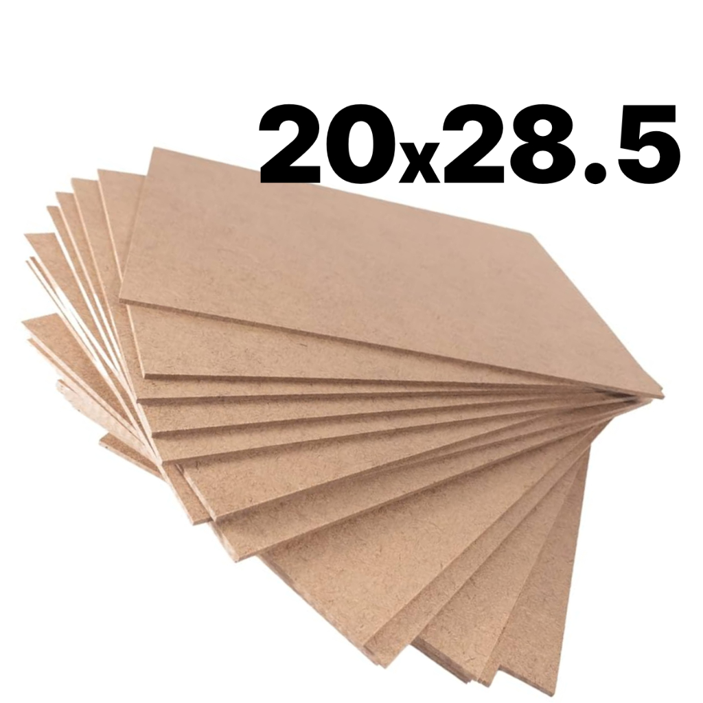 Placa Mdf Cru 3mm Chapa 20x28,5 cm - kit 10 unidades