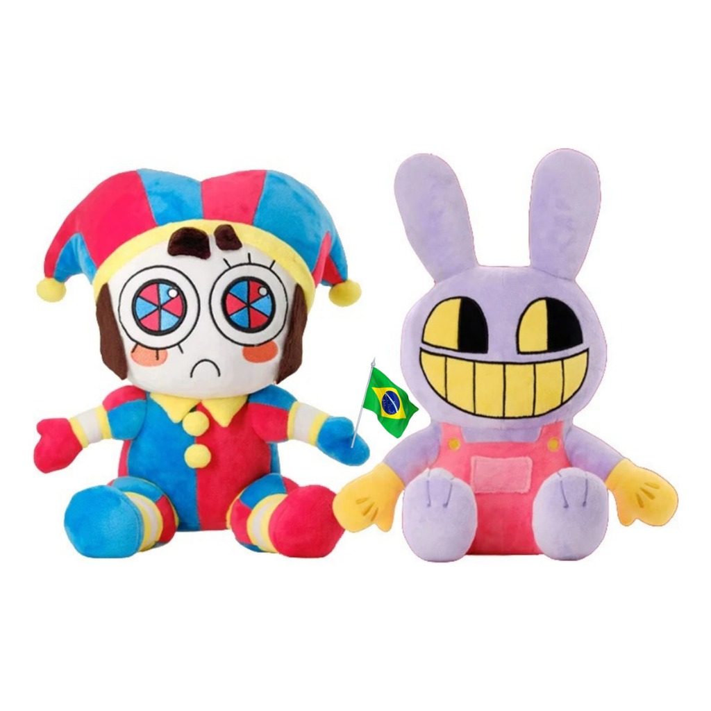 Bonecos Pelúcia Pomni Jax Circo Digital Coelho Palhaço em Oferta na Shopee