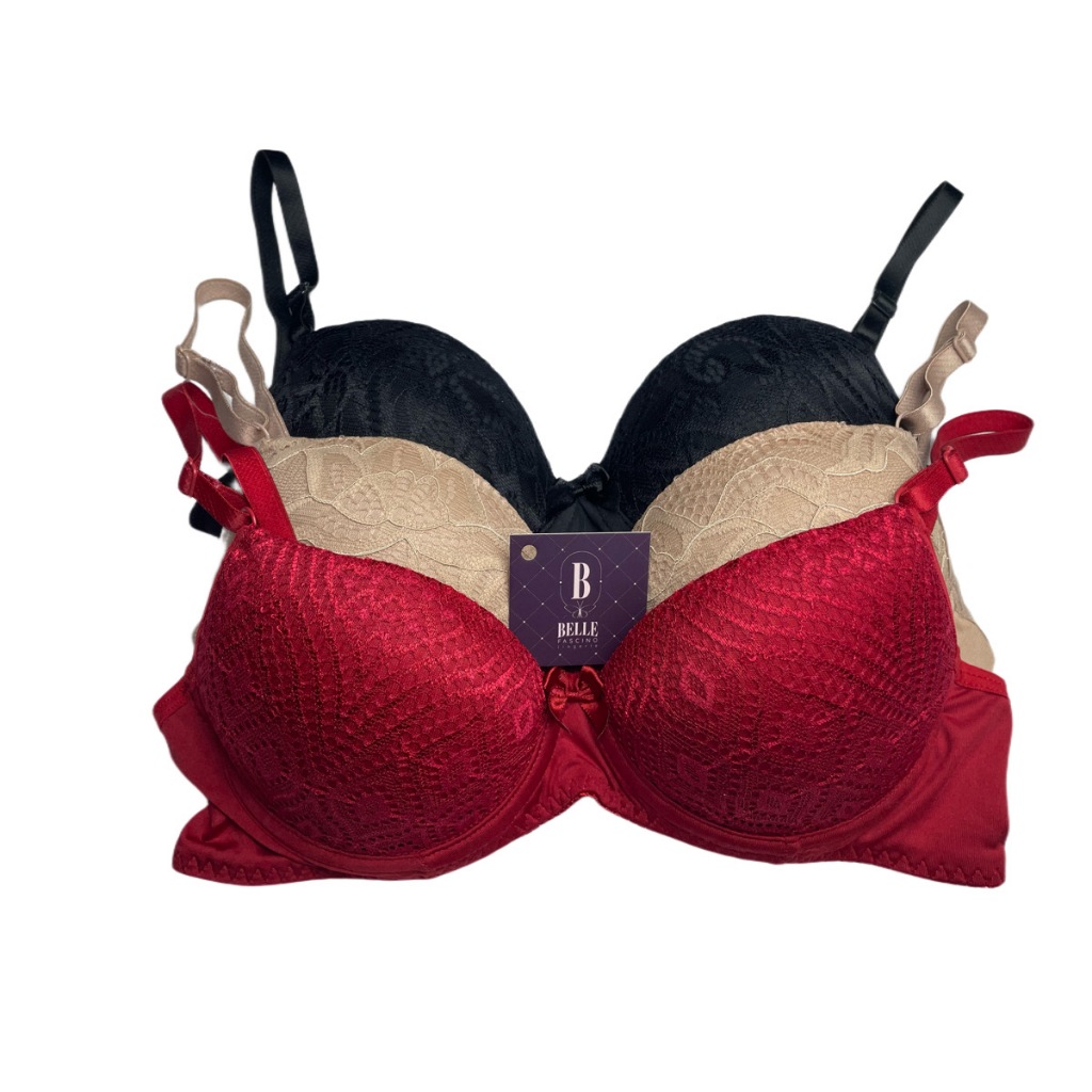3 Sutiã de Bojo Renda Conforto - KIT COM TRES 3 PODE ESCOLHER A COR,  MUITAS CORES  Soutien - Sutia -- 0210 em Oferta na Shopee