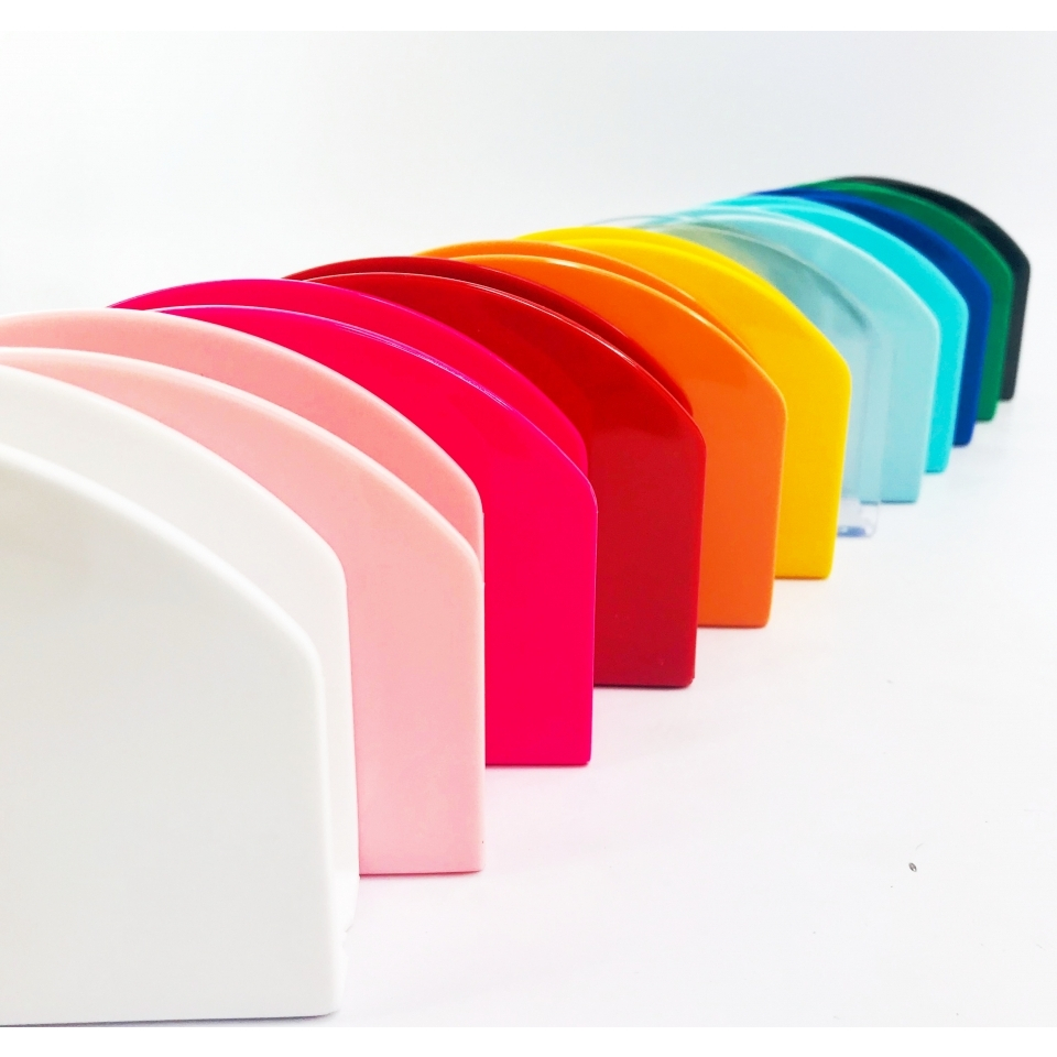 5 Porta Guardanapos Acrílicos para Decoração Mesa