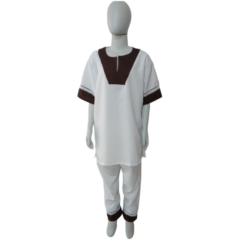 Conjunto Umbanda e Candomblé, marrom /branco