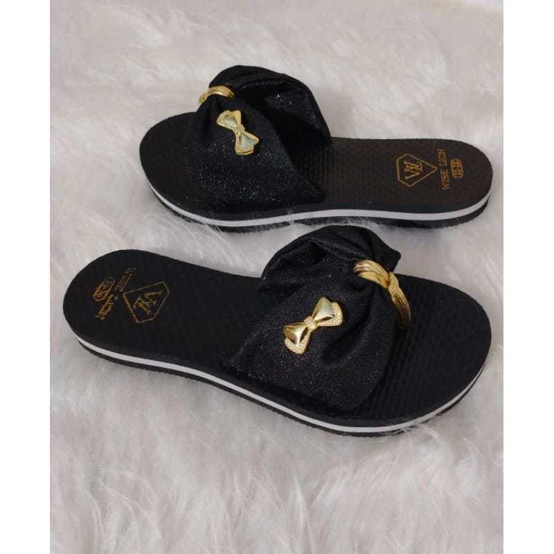 Chinelo rasteirinha feminino com brilho- moda festa