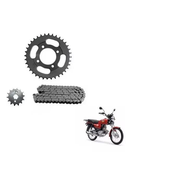 Kit Relação Transmissão 14/41D Dafra Super 50 100 Sundown Hunter 90 / 100cc