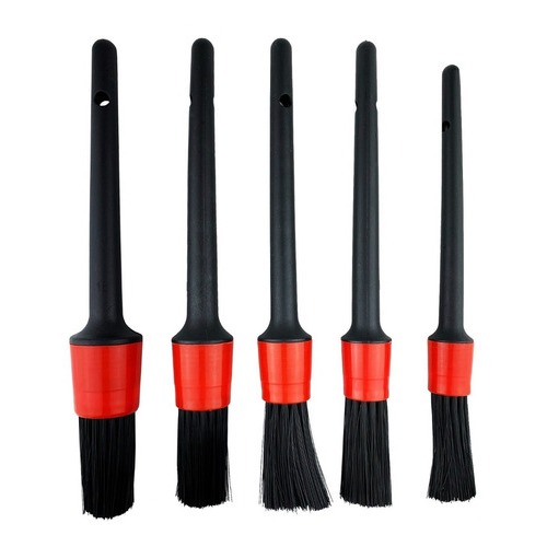 Pincel limpeza automotiva detalhamento kit 5 peças em Oferta na Shopee