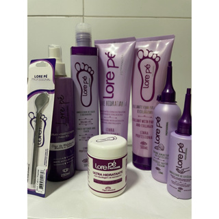 kit completo lore pé  profissional kit amolecedor de calos e rachaduras em Oferta na Shopee