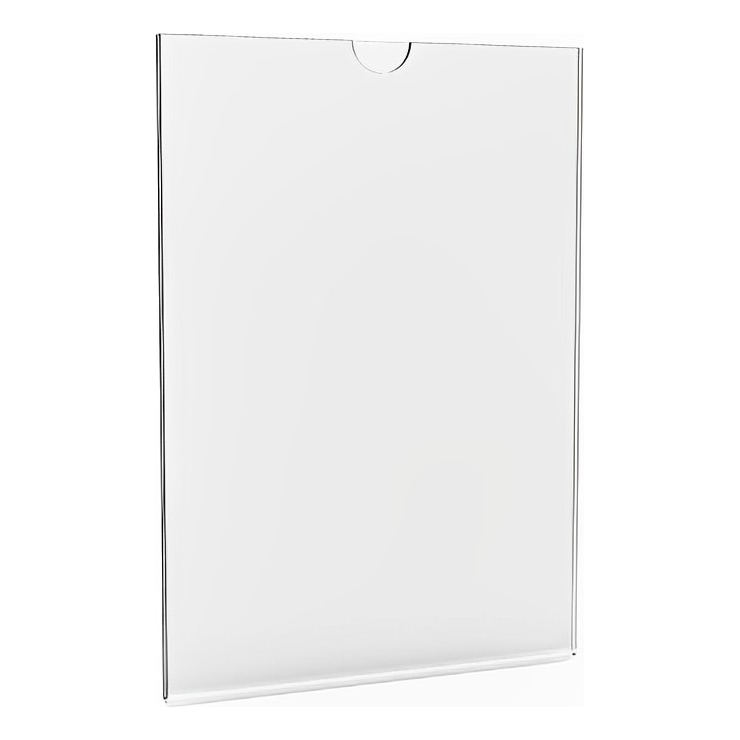 Display Acrílico A4 Porta Folha 30x21cm Expositor Vertical De Parede