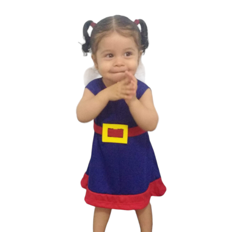 Vestido / Roupa / Fantasia Infantil Show Da Luna Tam 01 Ao 06. Envio imediato!