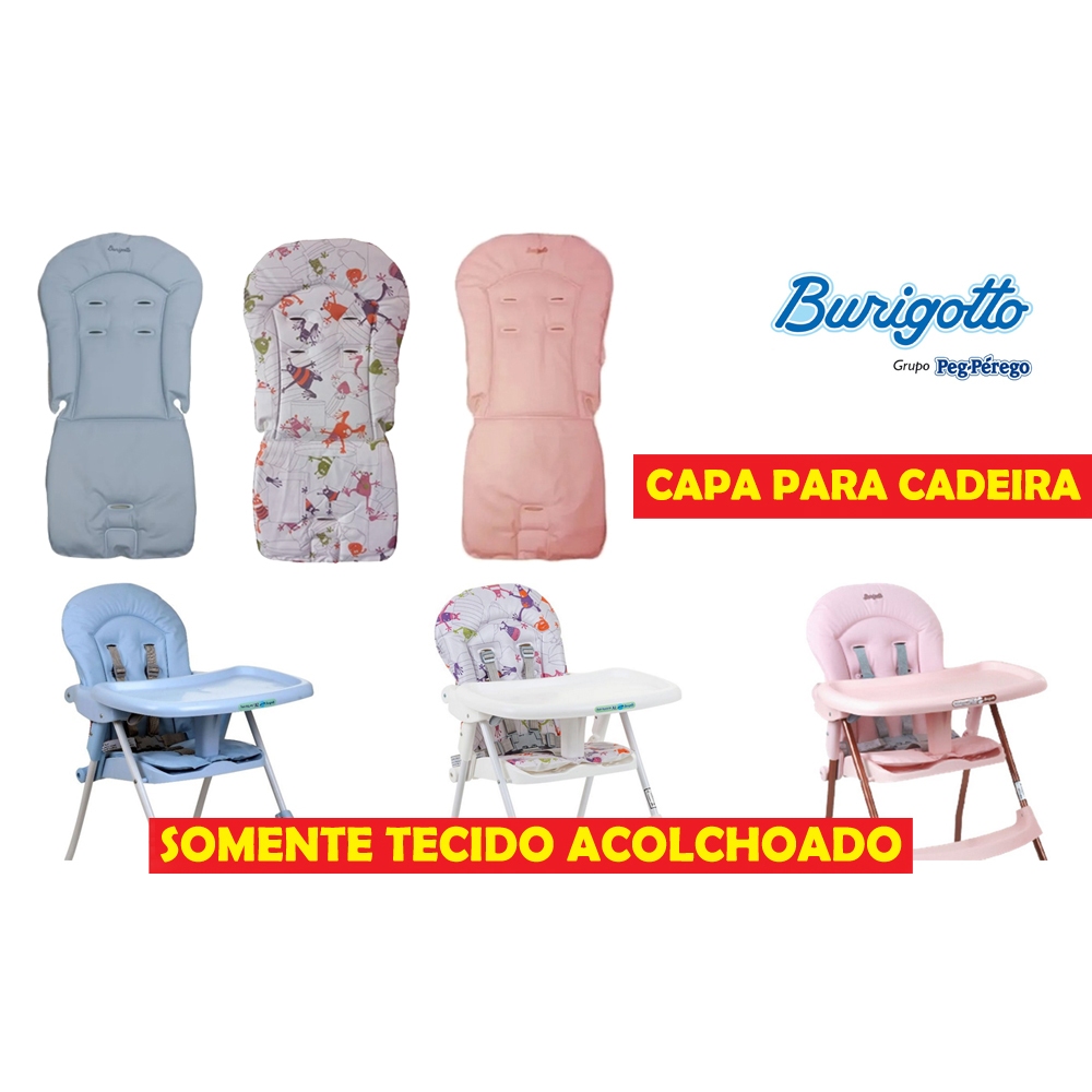 Estofado Impermeável da Cadeira de Alimentação Bon Appetit XL Laminado em PVC Burigotto