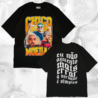 Camisa OVERSIZED Moedas BitCoin Herói Nao Aguento Mais Errar Unissex Bootleg