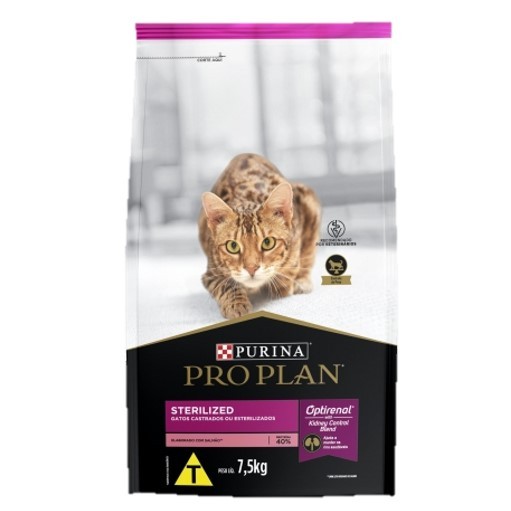 Pro Plan Sterilized Castrados Ração para Gatos Salmão - 7,5 Kg
