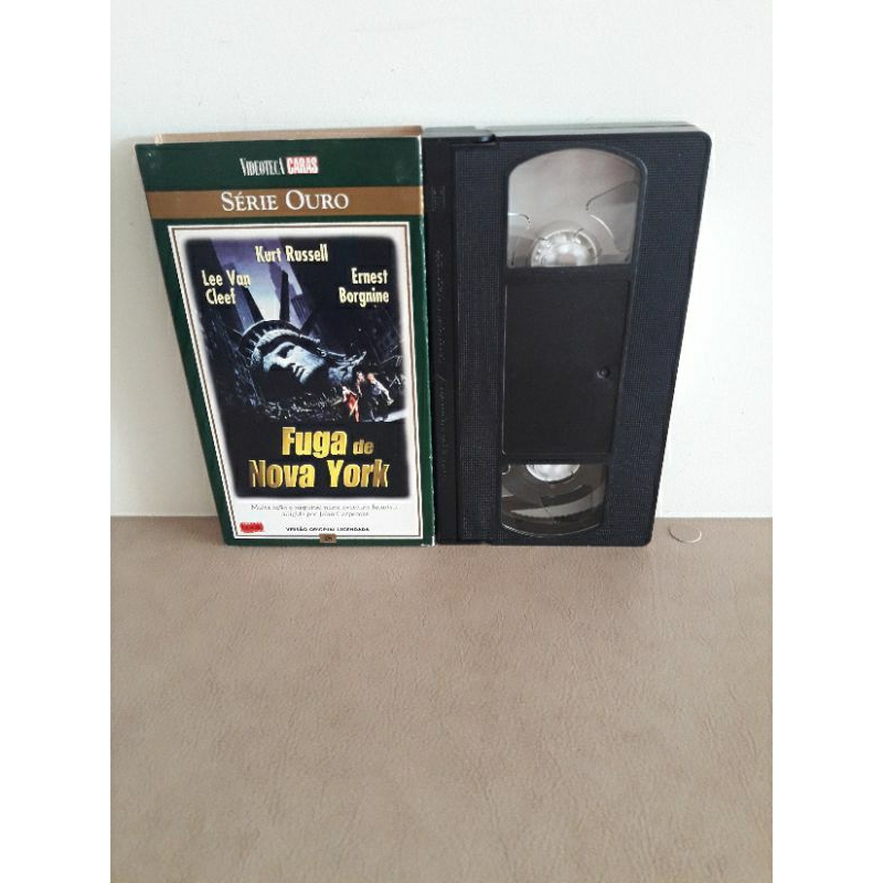 Fita Vhs Fuga De Nova York - Videoteca Caras Série Ouro