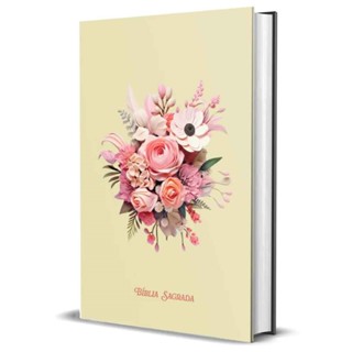Bíblia Sagrada ACF - Buquê Flores - Capa dura com fitilho - Letra média em Oferta na Shopee