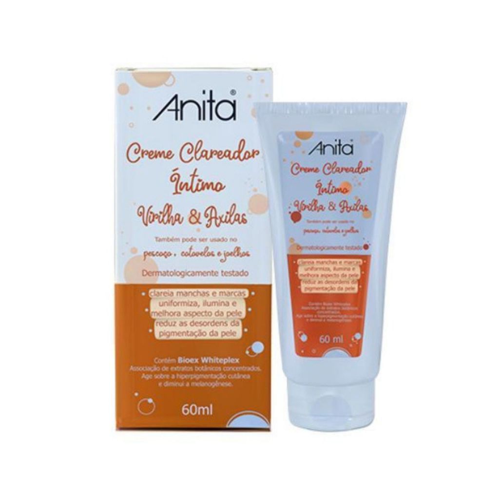 Detalhes do Creme Intimo Anita Clareador para Virilha e Axila 60ml