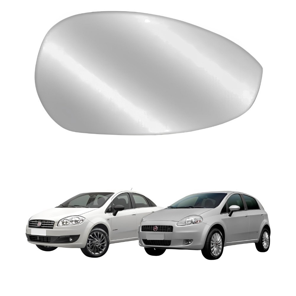 Sub Conjunto Espelho Vidro Retrovisor Fiat 500 Punto Linea