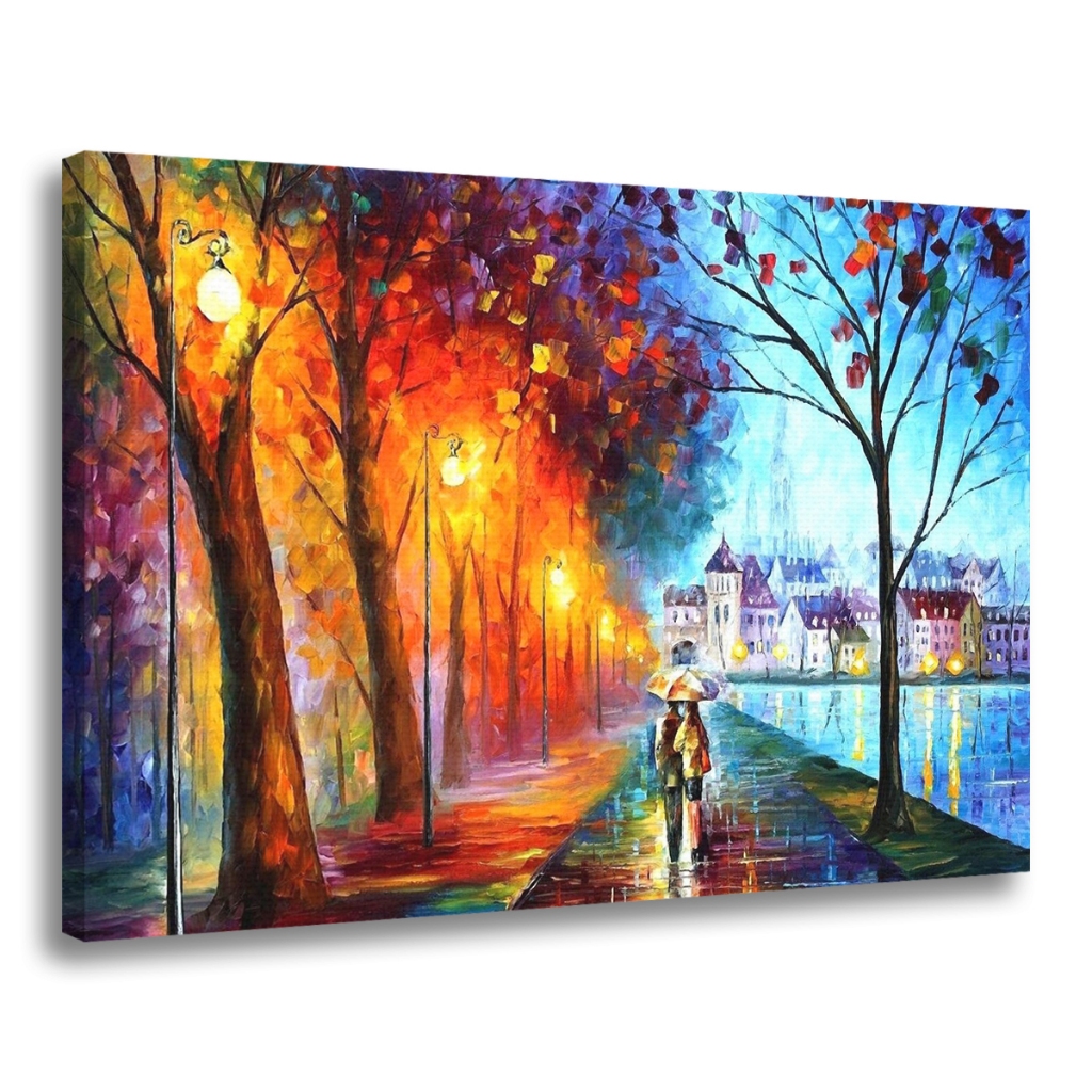 Quadro Decorativo Parede Sala Quarto Casal Grande Colorido