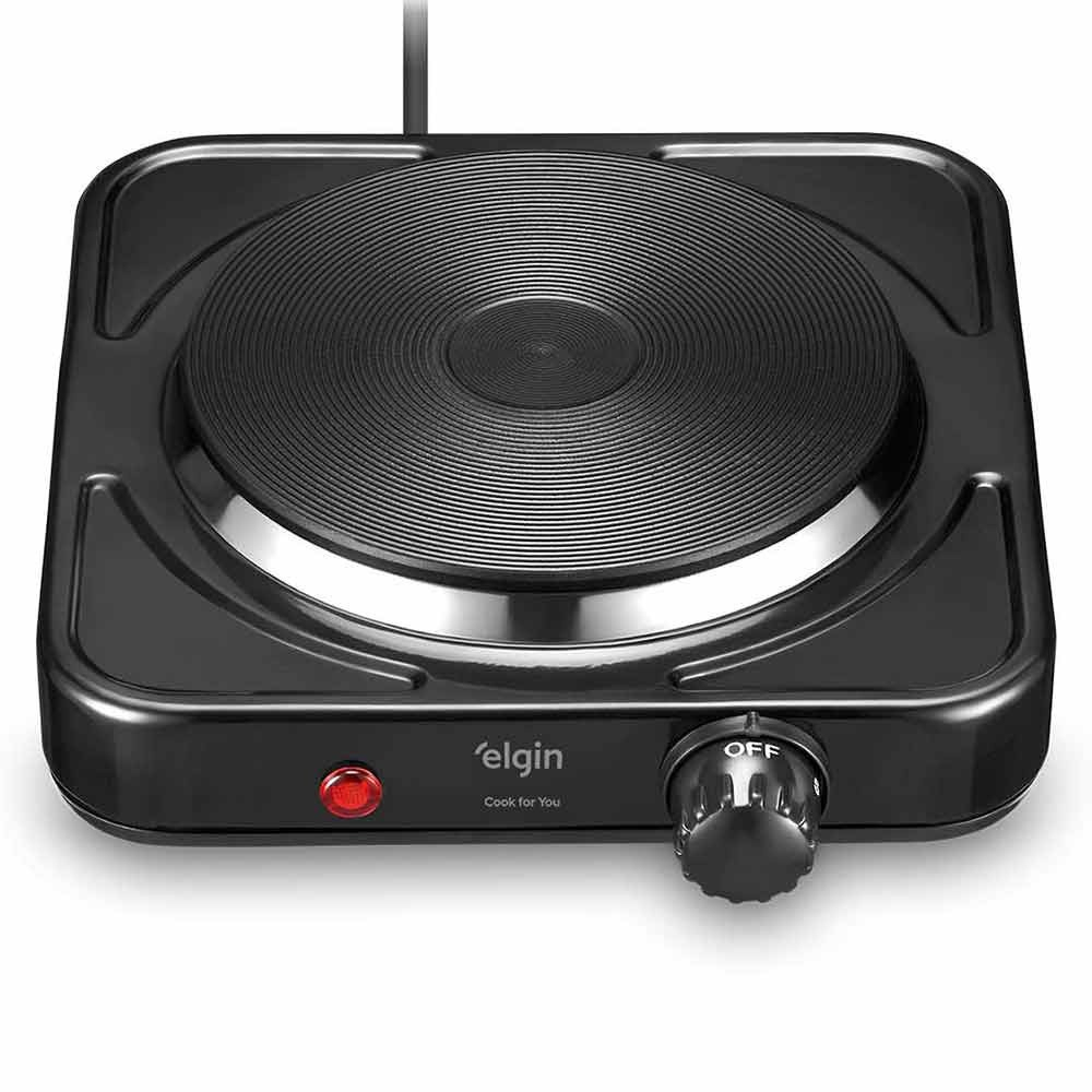 Fogão Elétrico 1 Boca 1.000 watts - Cooktop Elgin