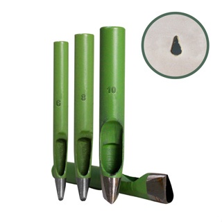 Vazador Perfurador Couro / Borracha / Sintético Graziano Gota