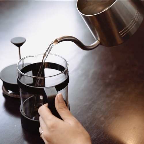 Cafeteira Prensa Francesa 300ml 600ml 800ml  em Vidro Cremeira Café Leite Filtro de aço inoxidável