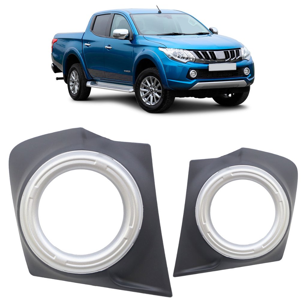 Moldura Grade Milha L200 2017 2018 2019 2020 2021 Preto Texturizado em Oferta na Shopee