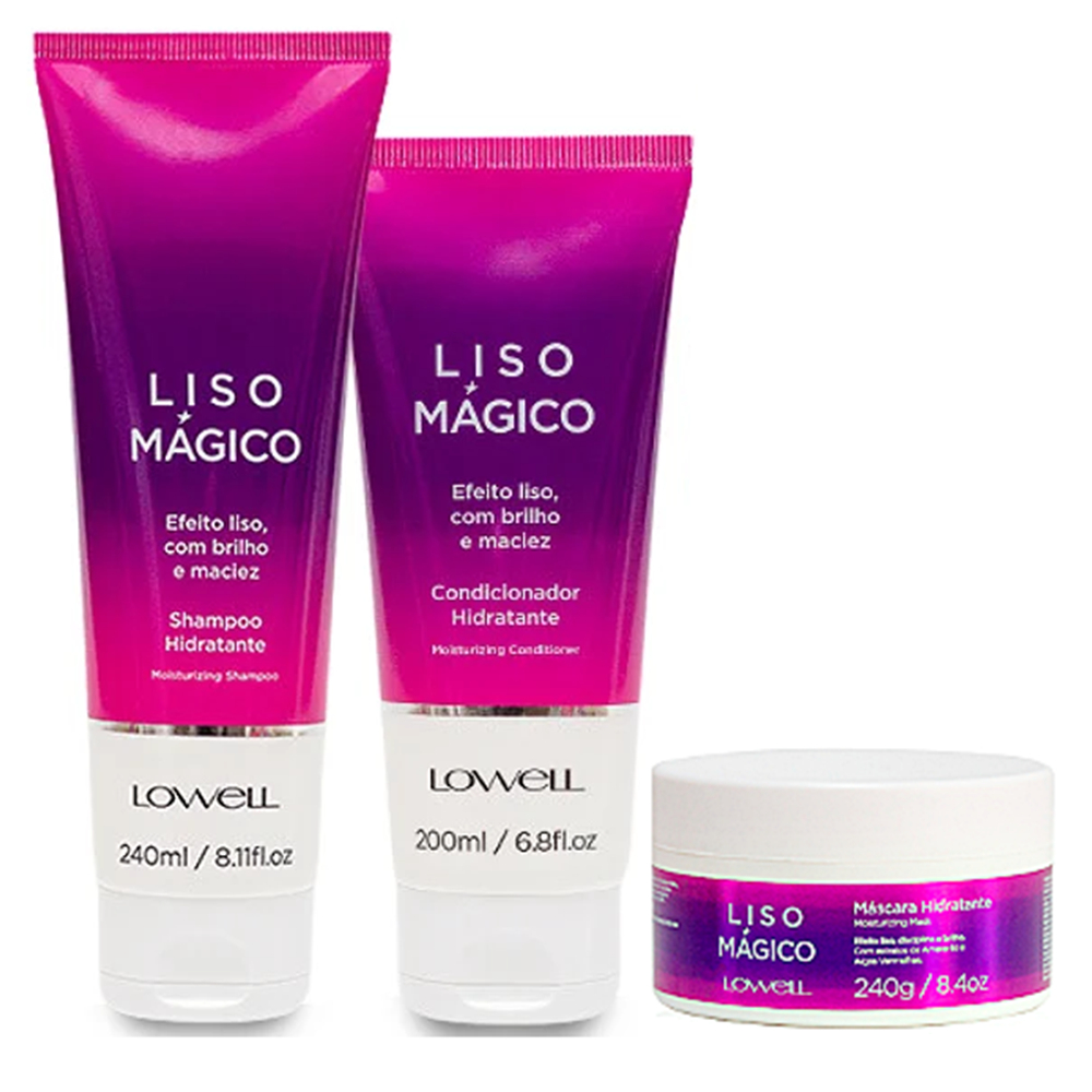 Kit Lowell Liso Mágico Shampoo 240ml: Onde Comprar | BuscaProdutos
