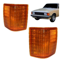 Lanterna Dianteira Seta Opala/ Caravan 80/87 D20 85/92 Ambar/Cristal