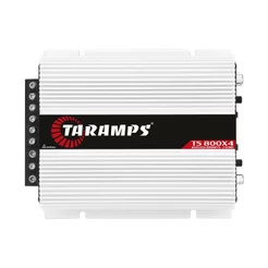 Modulo Amplificador Ts800 X4 800w Rms Rca Taramps 2 Ohms TS800.4 Entrada Fio Players E Multimídias