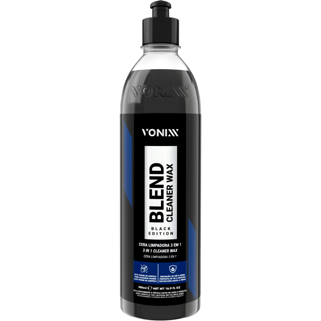 Blend Cleaner Black Cera Automotiva de Carnaúba Vitrificadora Limpadora 3 em 1 Vonixx - Spare Parts and Accessories for Vehicles