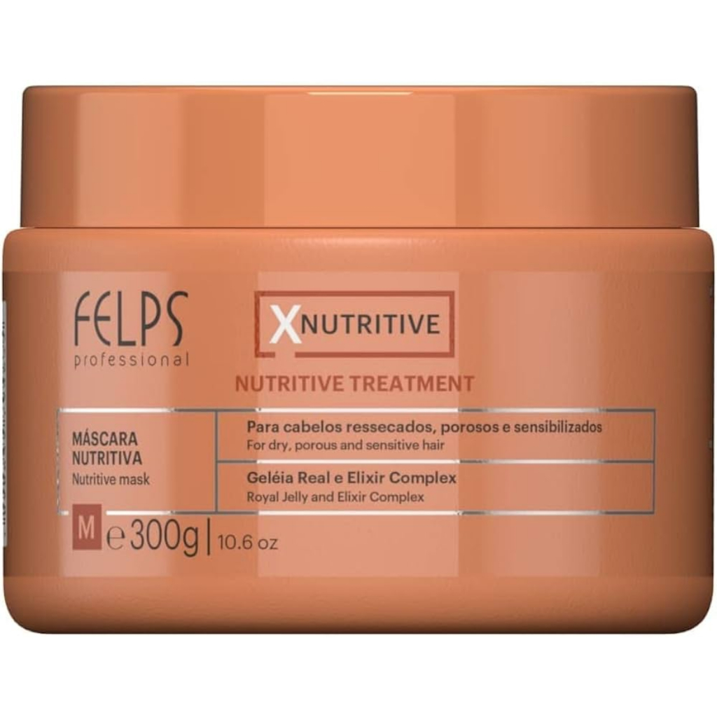 Máscara XNutritive Felps 300g - Nutrição Intensa e Reparação Capilar