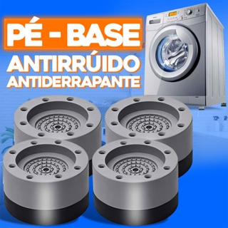 Kit 4 Suporte Anti Vibração Almofada Pé Nivelador Sapata Amortecedor de Borracha Pezinho Máquina de Lavar Móveis Anti-Ruído em Oferta na Shopee