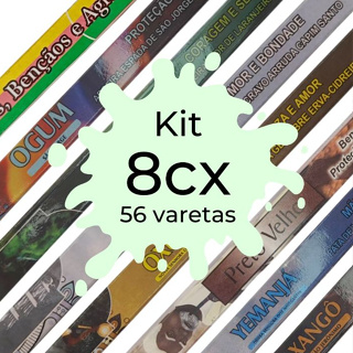 Incenso Indiano 8 caixas Oxossi Ogum Oxum Yemanja Xango Oxala Preto Velho 7 Linhas Orixas em Oferta na Shopee