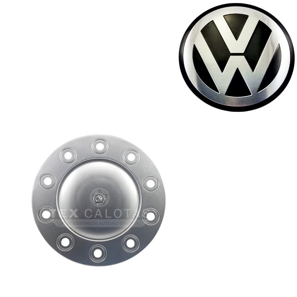 Calota para Centro de Roda de Liga Leve Passat VR6- BRW 580 (unidade)