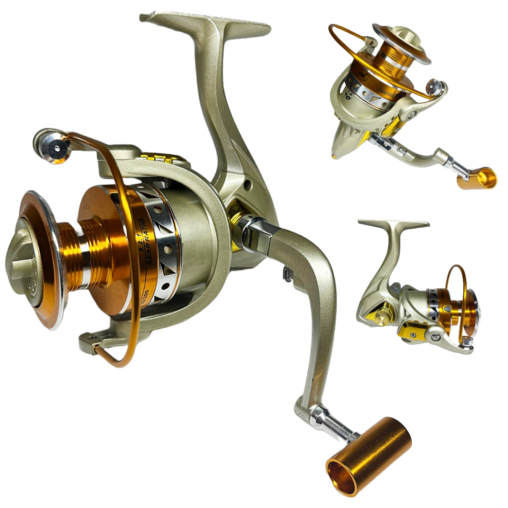 Molinete de Pesca Cmik JM 7000 - 13 Rolamentos - Drag: 12Kg - Carretel em Aluminio