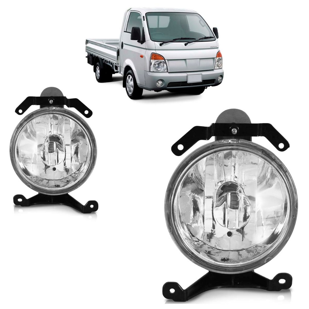 Farol Milha Auxiliar HR 2006 2007 2008 2009 2010 2011 2012 Neblina Lente Lisa Acrilico - Spare Parts and Accessories for Vehicles