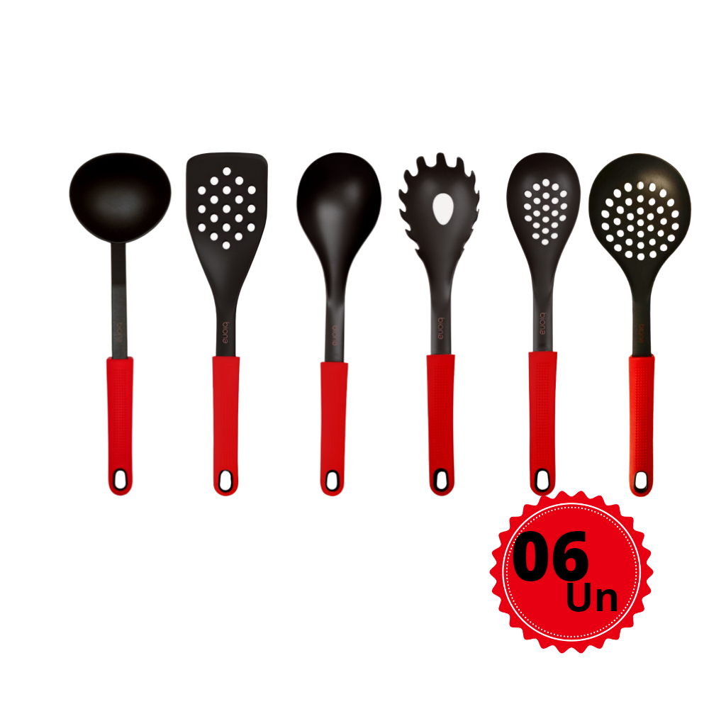Jogo de Cozinha 06 Peças Utensilios Cozinha Biona - Oxford