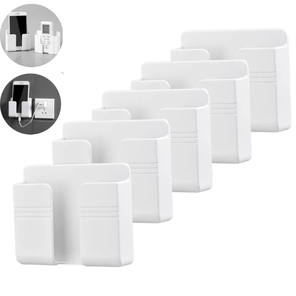Kit 5 Suporte Celular Parede Para Carregar Multiuso Controle