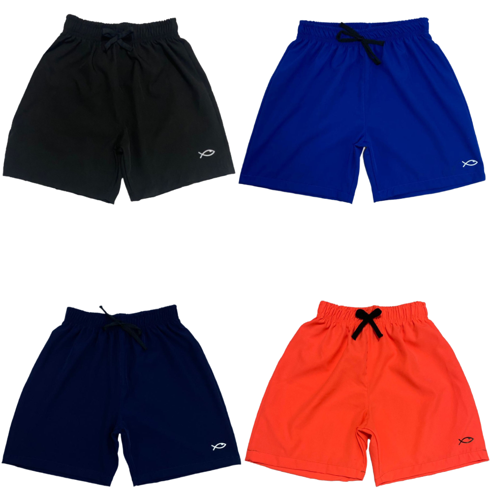 Bermuda infantil menino Em Elastic com Elastano Shorts Juvenil Até 16 Anos