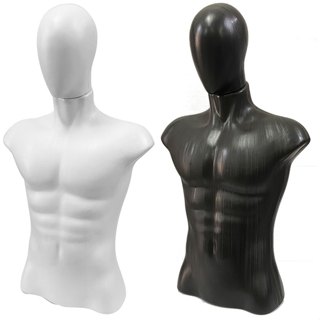 Busto Com Cabeça masculino em plástico em Oferta na Shopee