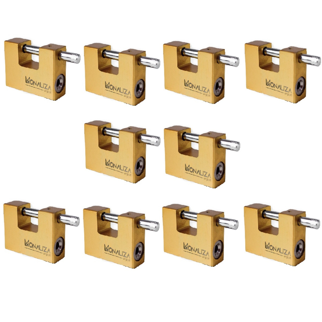 Kit 10x Cadeado Alta Seguranca Importado 60mm Anti Furto