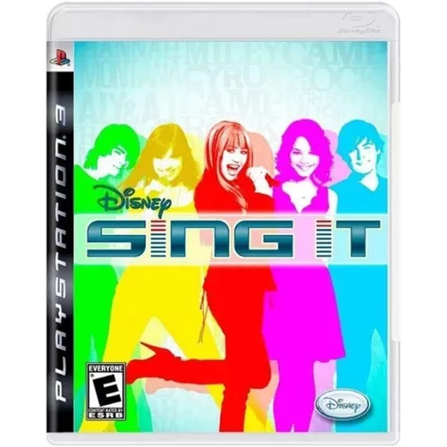Jogo Sing IT - Disney - Usado - Ps3 - Midia Fisica