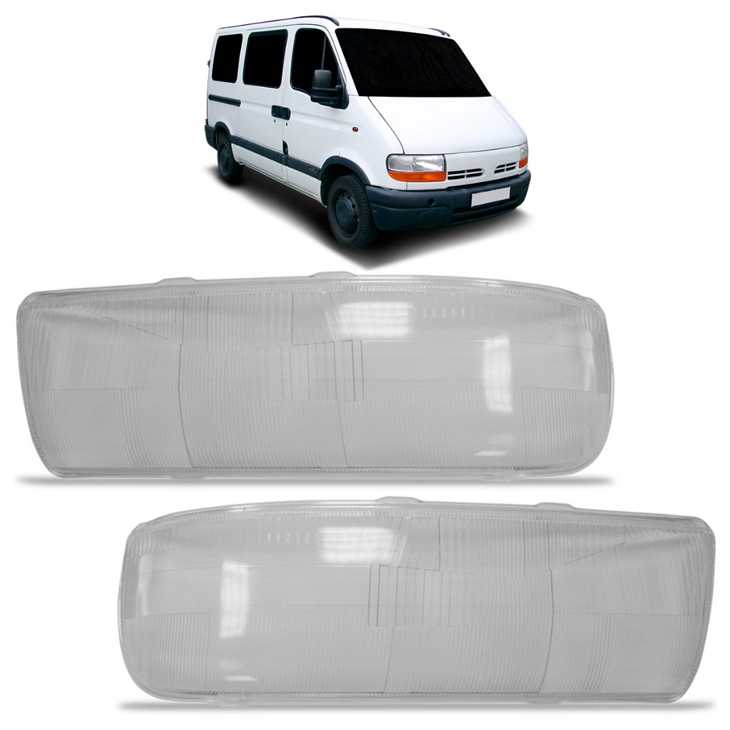 Lente Farol Dianteiro Renault Master 2004 2005 2006 2007 2008 2009 em Oferta na Shopee