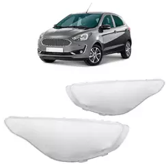 Lente Farol Dianteiro Ka 2019 2020 2021 2022 2023 Transparente Lente Lisa Acrilico