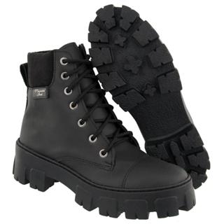 Bota Couro Sintetico Feminino Lançamento Outono Inverno Promoção Mes das Mulheres em Oferta na Shopee