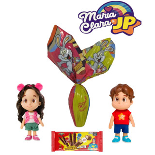 Ovo de Páscoa Maria Clara E JP Boneco Kit Infantil 2024 Promoção