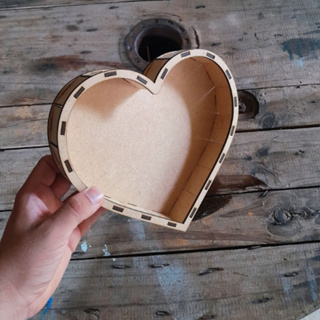 kit 10 Bandejas Coração 22x20 cm Cestas em MDF -  Lembrança Presentes Datas Especiais em Oferta na Shopee