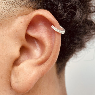 Piercing argolinha prata 925 cartilagem helix em Oferta na Shopee