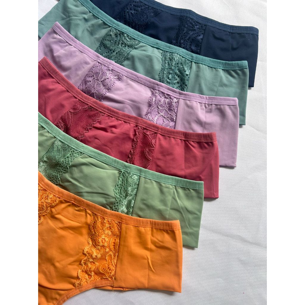 Kit 5 Pala Alta Fio Duplo Atacado Revenda calcinha lingerie oferta poliamida micro fibra em Oferta na Shopee