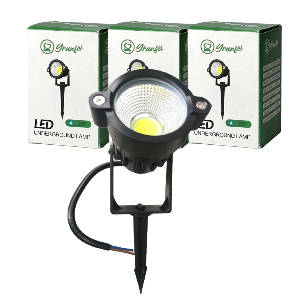 kit 3 un Luminária Espeto Jardim  9w 15w Luzes de gramado Cob  Com Lâmpada  ip65  à prova d'água em Oferta na Shopee