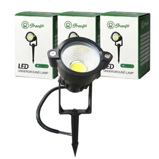 kit 3 un Luminária Espeto Jardim  9w 15w Luzes de gramado Cob  Com Lâmpada  ip65  à prova d'água em Oferta na Shopee