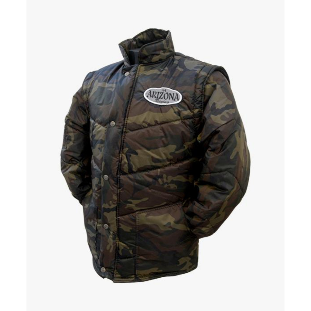 Jaqueta Masculina Camuflada Verde Arizona Racing *promoção*