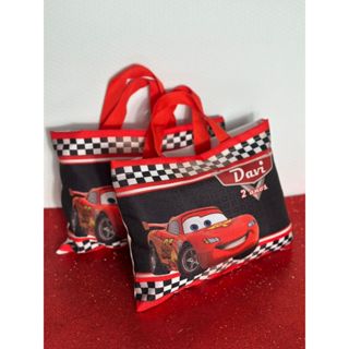 Sacolinha Eco Bag 28x19cm Carros  Festa Aniversário Lembrancinha Saquinho Infantil em Oferta na Shopee